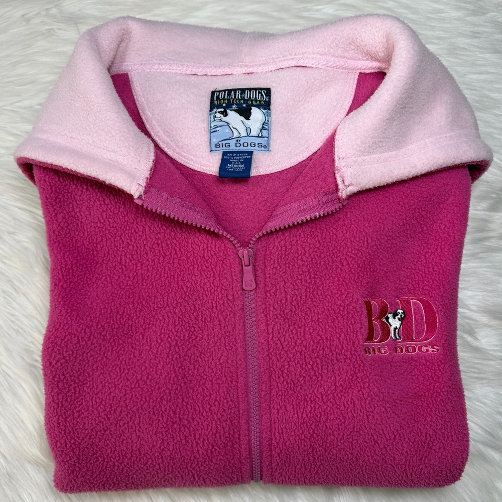 Vintage Big Dogs Fleece Jacket‎